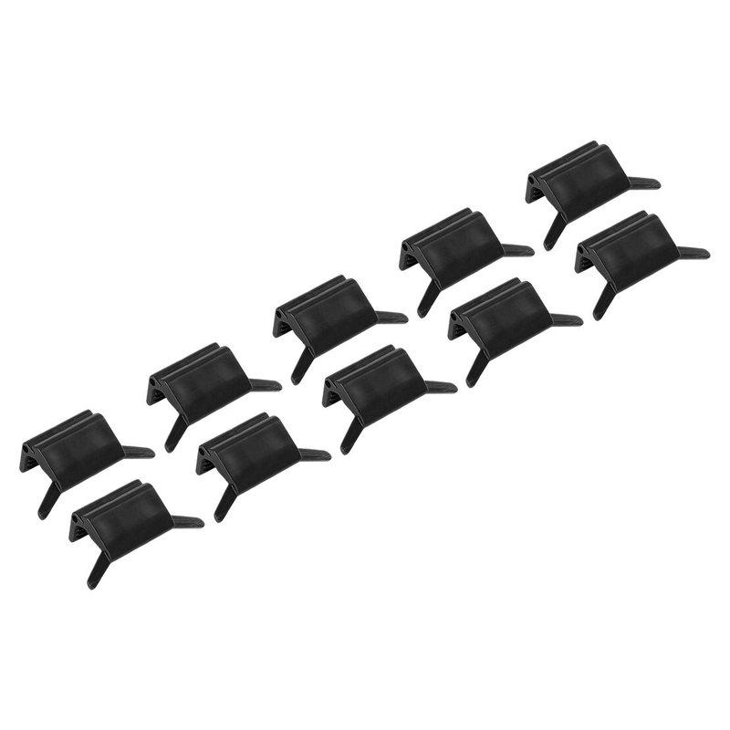 4L3Z-1510182-AA 10pcs Roof Garnish Moulding Clip Retainer Black Nylon Fit For Ford F-150 Lincoln Mark LT 2006 2007 2008
