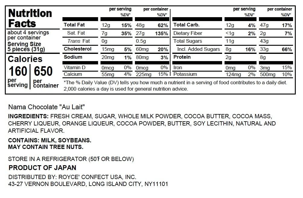 Raw Chocolate 181g ROYCE' [Ole]