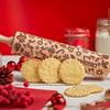 Embossed Snowflake Rolling Pin Christmas Baking Tool Cookie Dough Fondant Pattern Kitchen Accessory Christmas Gift for Baking