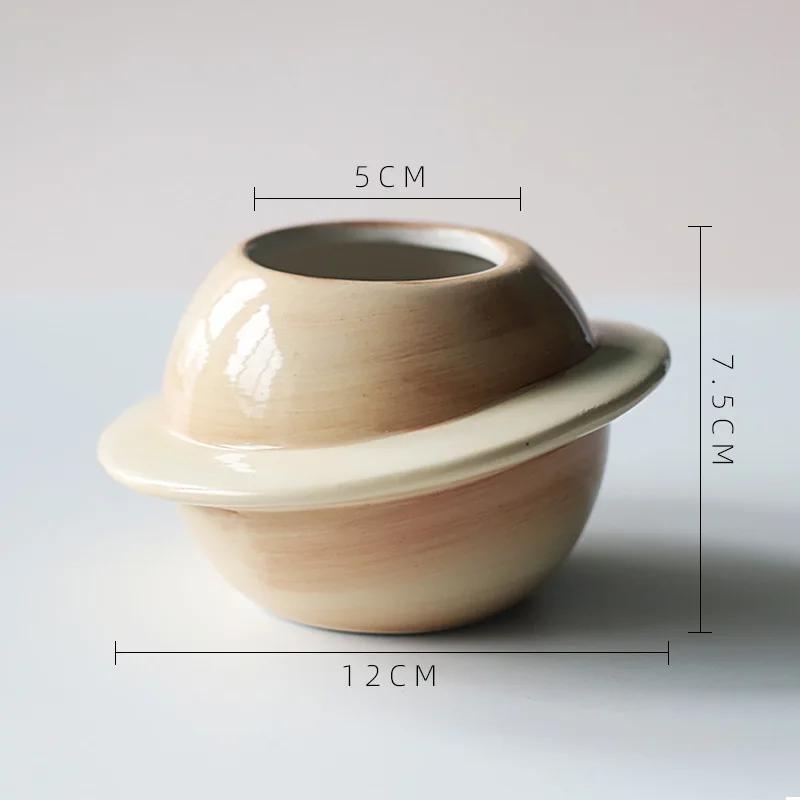 Plant Pot Planet Ceramic Flower Pot Groot Vase Cachepot for Flowers  Home Decorations Balcony Orchard and Garden Desktop Decor