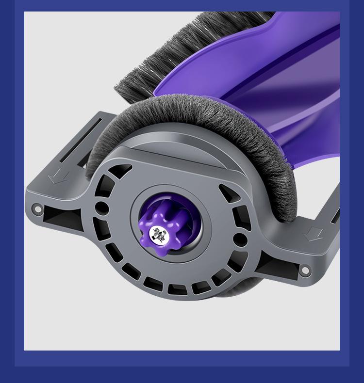 Подходит для робота-подметателя пола Narwal J4/J4 Lite, аксессуары для вращающихся щеток с защитой от намотки