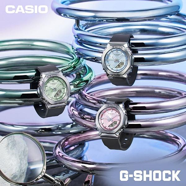 Casio Женские часы G-SHOCK GM-S2110-2AJF [G-SHOCK Minimal Design] Круглые часы из смолы *Нержавеющая сталь