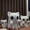 Статуэтка Призрак Кошка Собака Хэллоуин Из Пластика С Подвесным Украшением Для Праздничного Декора
