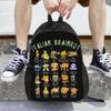 Типы персонажей Italian Brainrot Рюкзак Наружный Студенческий Походный Путешествия Смешной Мем Daypack Ноутбук Компьютер Сумка через плечо