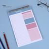 Записная книжка To-Do на спирали, защитный чехол из бумаги плотностью 100 г/м2, недатированный блокнот для записей, ежедневник, органайзер для записей