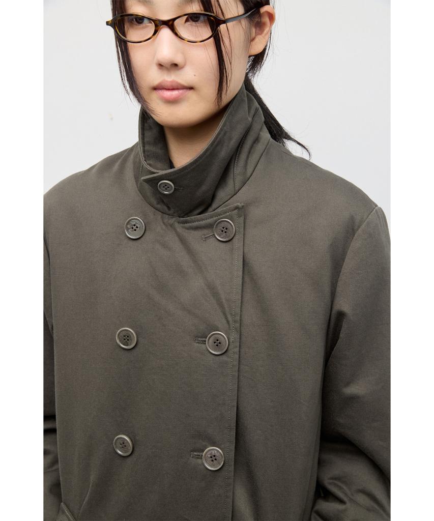 HATCHINGROOM Pea Coat Khaki