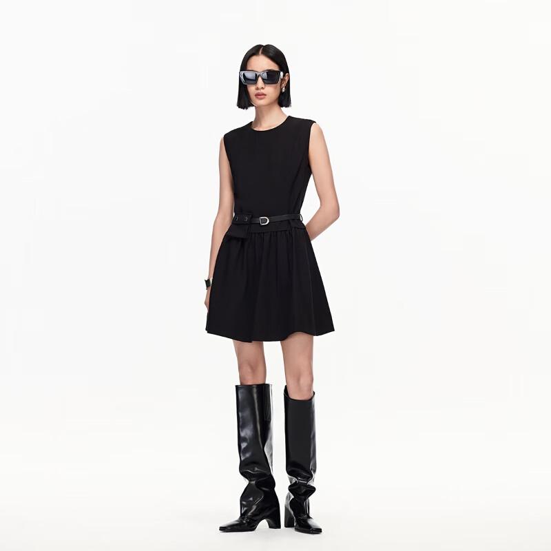VEROMODA A-Line Belted Mini Dress