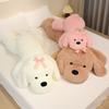 Large Dog Throw Pillow Plush Toy Doll Big Dog Dog Dog Doll Girl Sleeping Soothing Rag Doll