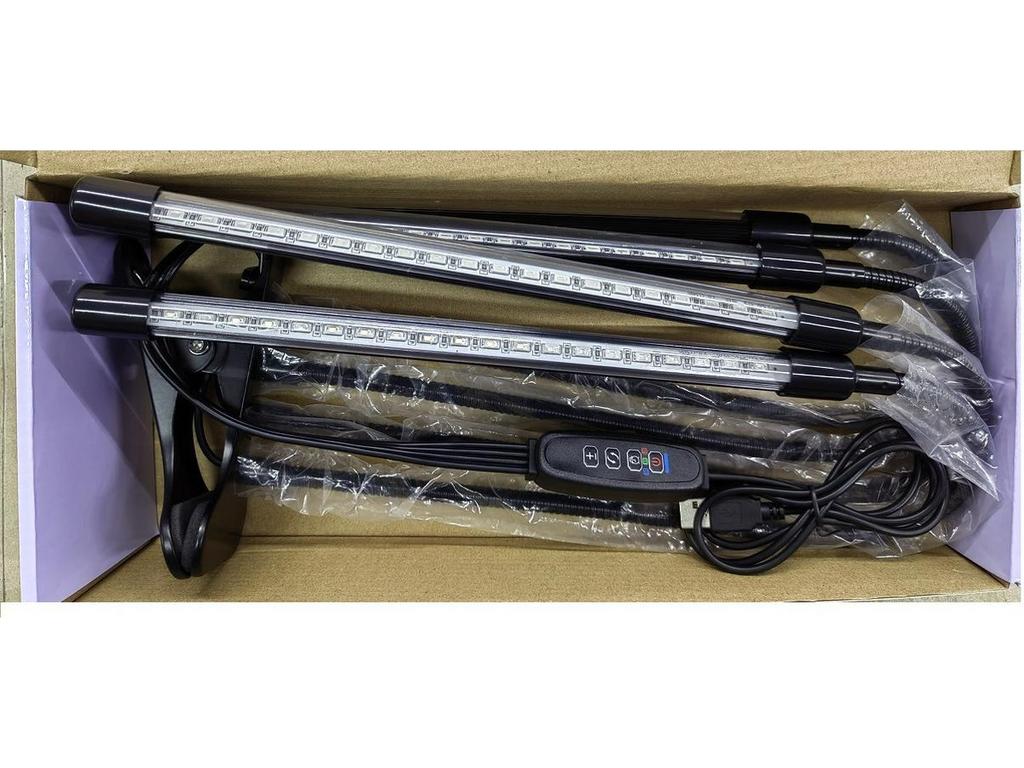 Диммируемый светодиодный светильник для выращивания полного спектра с таймером и клипсой для суккулентов и имитации солнечного света