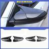 Horn Shape ABS Carbon Fiber Style Rear View Side Mirror Cover Rearview Caps For Honda For Civic 10th 2016 2017 2018