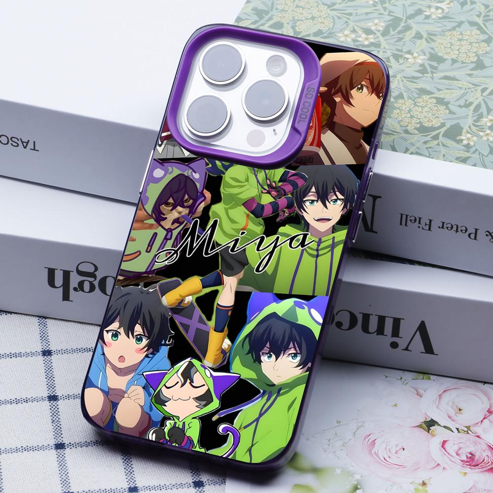 Чехол для телефона SK8 Infinity Мия Чинен для iPhone 17 16 15 14 13 12 11 X XR XS Air Pro Max Plus Фиолетовый Цветной Серебристый Чехол
