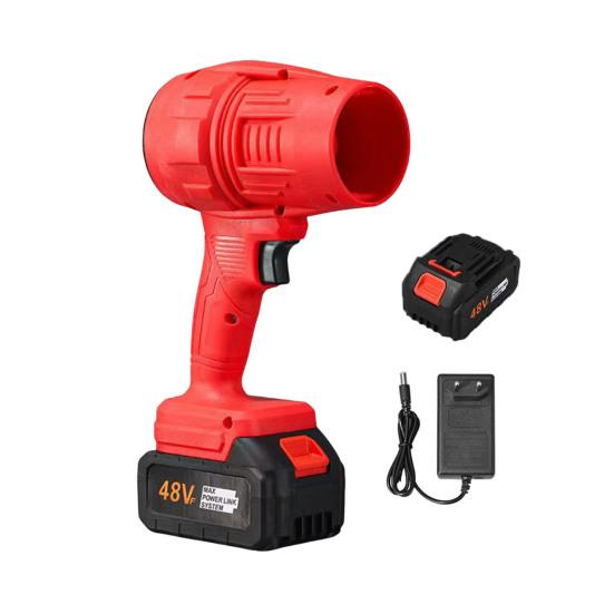 Беспроводной мощный реактивный вентилятор с высокоскоростным бесщеточным двигателем мощностью 1050 Вт, работающий от аккумулятора, ручной канальный турбовентилятор высокой мощности