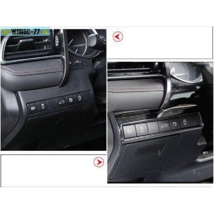 Автомобильная черная титановая накладка на рамку переключателя фар для Toyota Camry 2018-19