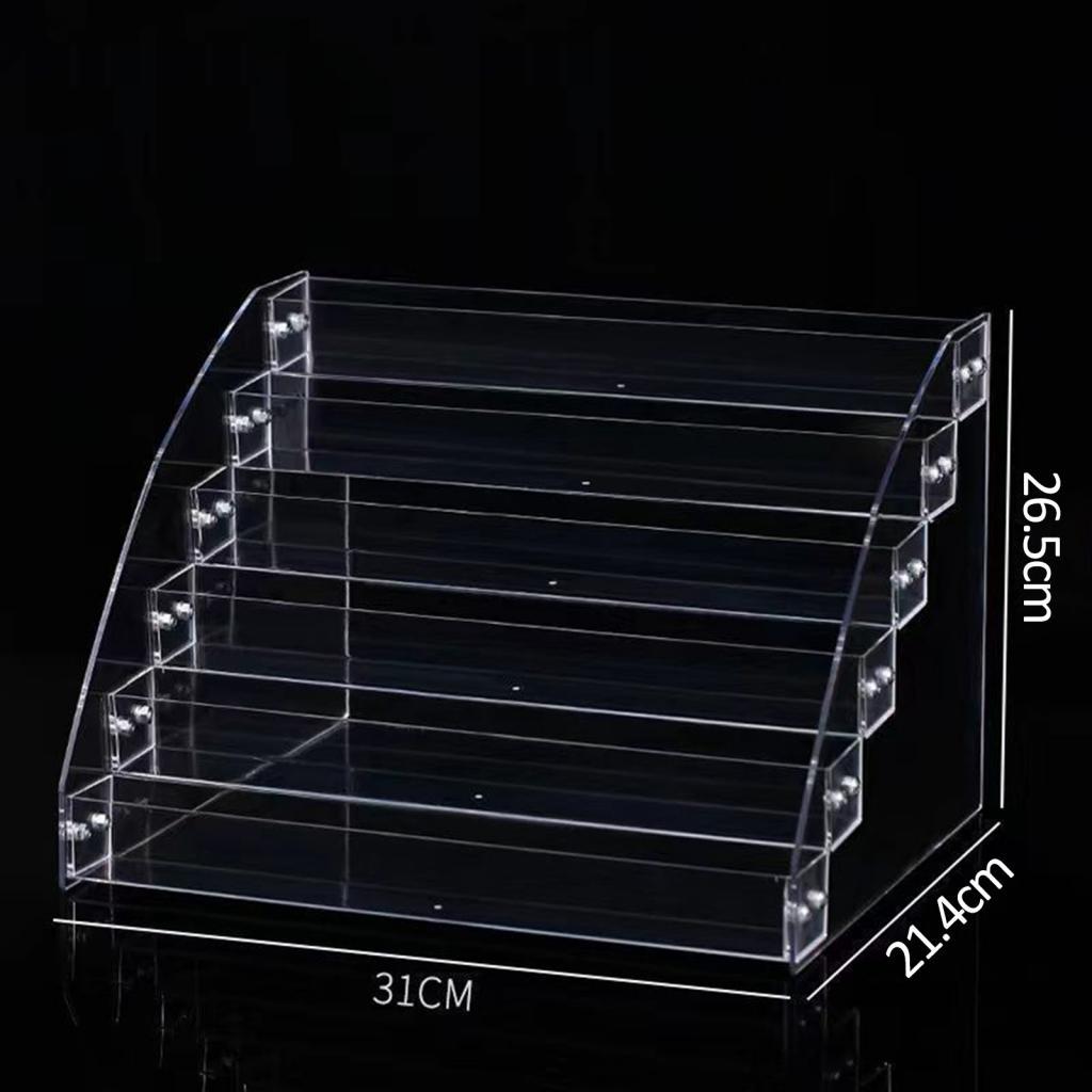 Acrylic Visit Carte Bureau Storage Shelf Multicile Library Display for
