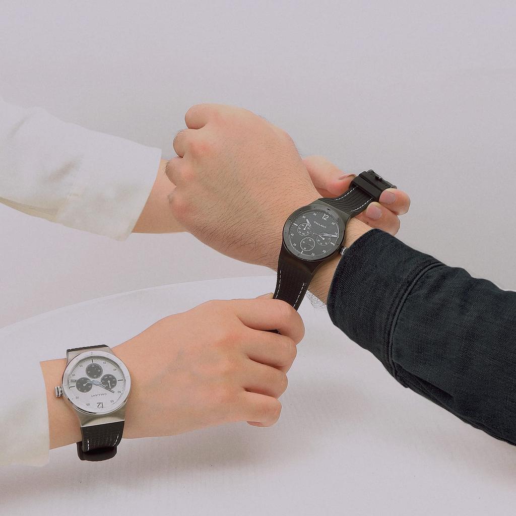 Часы Мужские часы Стильные кварцевые часы Спортивные японские часы с датой и днем недели Дисплей Easy Reader 5 ATM Водонепроницаемость 40 мм Популярные повседневные