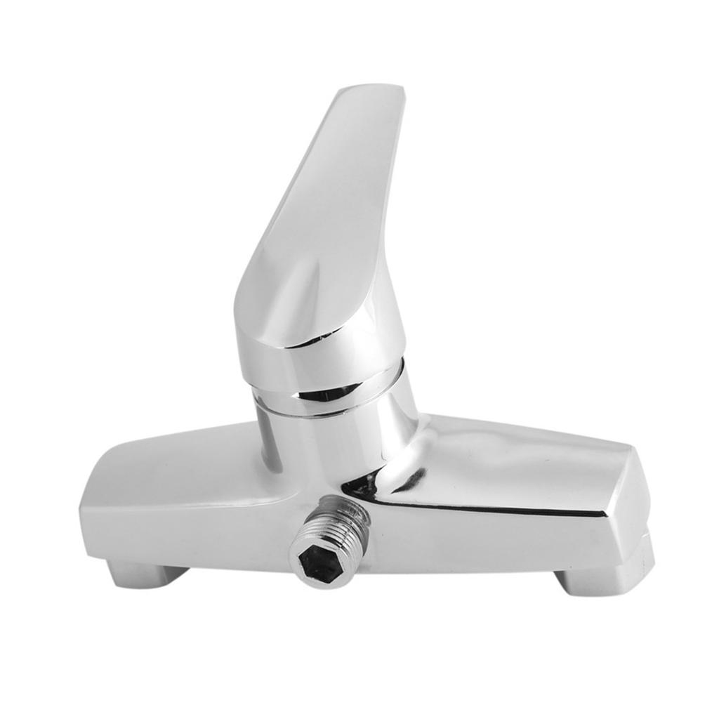 Zinc Alloy Bathroom Bathtub Single Handle Faucet Wall Mounted Bath Shower Valve Mixer Tap