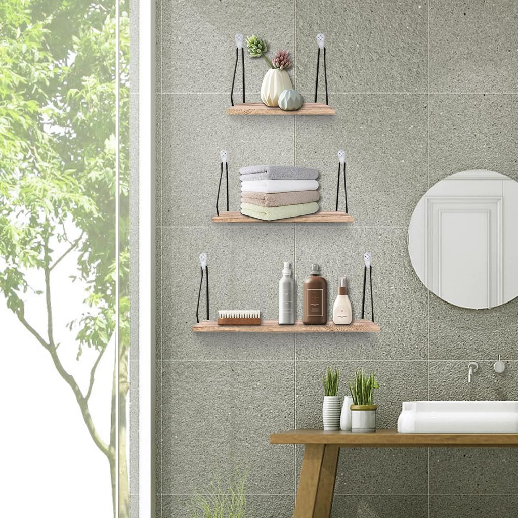 Плавающие настенные полки, настенная подвесная полка в деревенском стиле, настенная книжная полка в фермерском стиле для ванной комнаты, кухни, столовой, гостиной, Wood Me