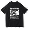 Radiohead T-Shirts Indie Rock Band Anime T-Shirt Letnia Women's Clothing