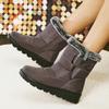 2023 Waterproof Winter Boots for Women New Faux Fur Long Plush Snow Boots Woman Platform Ankle Boots Warm Cotton Couples Shoes