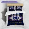 3pcs Duvet Cover Set (1*Duvet Cover + 2*Pillowcase, Without Core),football club.C Print Bedding Set, Bedroom Decor, All‑Season, Birthday Gift