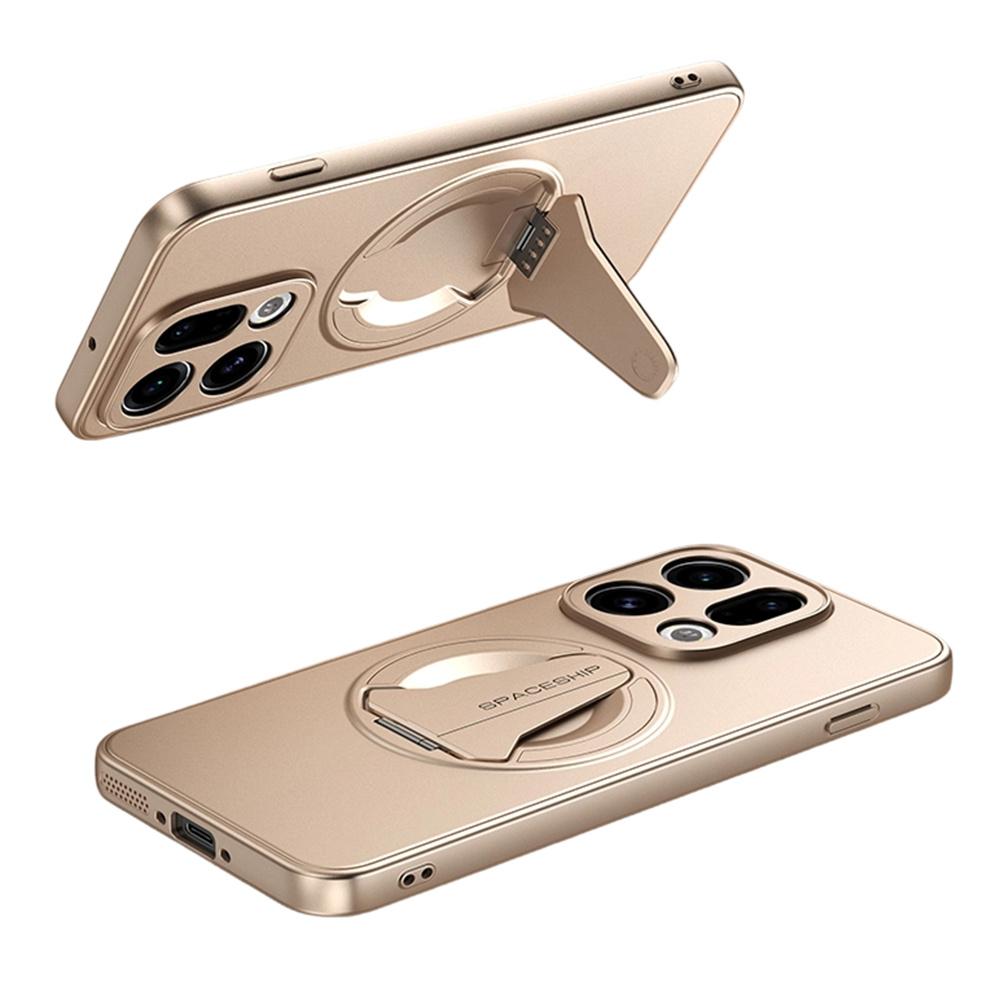 For Oppo Find X9 5G Magnetic Case Hidden Kickstand Skin-Feel Matte PC TPU Phone Back Cover