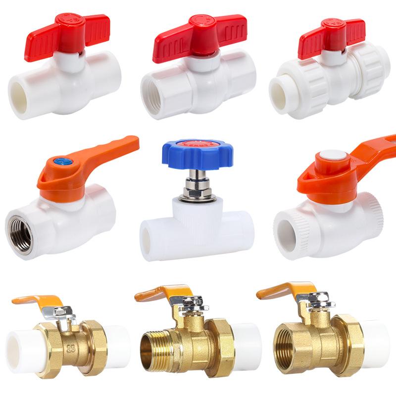 20/25/32mm Thread and Socket Type Pipe PPR Valve Agriculture Garden Irrigation Fittings 1Pc