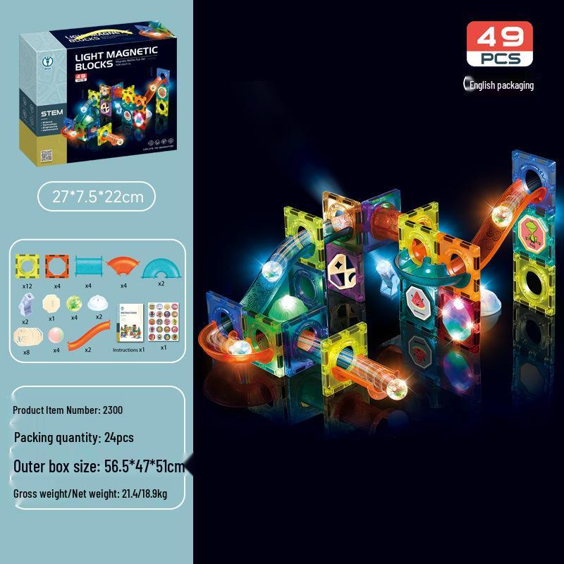 Магнитные шариковые строительные блоки Diger Pipeline: Красочный развивающий набор игрушек для детей