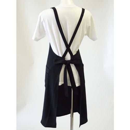 Department Store-sold [Made In Japan] [#1 Best-Selling Black Apron] [High-Quality Black Chirimen] Formal Apron [For Ceremonies] (Mourning/Funeral/Wake