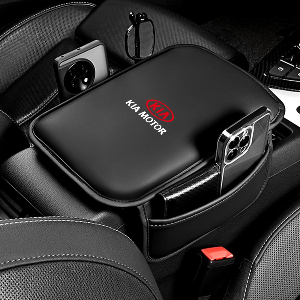 Car Armrest Box Pad Center Console Arm Rest Protector Cover For KIA KN EV6 Stinger RIO Sorento Picanto Ceed Borrego Syros K4 K5 xcpk70