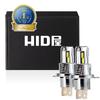 H4 LED 21600 кд Супер Техосмотр OEM Комплект фар серии S HID-ya, (кандела), Яркий, Белый, Соответствующий, Беспроводной, Размер, 12В, 2,