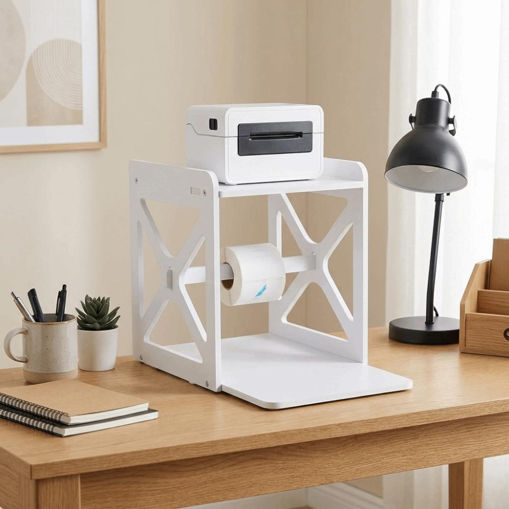 Sturdy Solid Material Label Printer Storage Rack E-commerce Warehouse