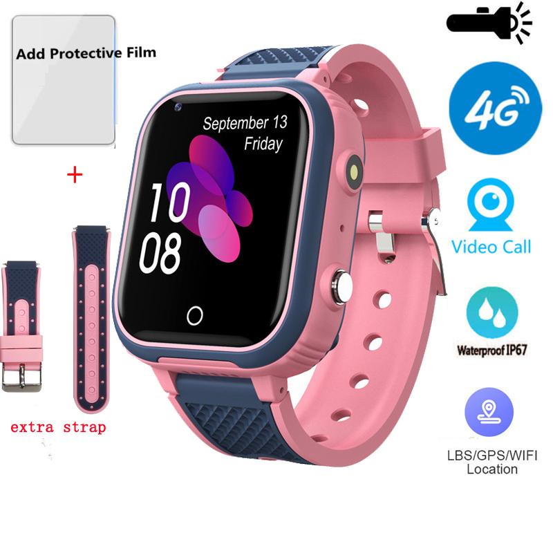 Смарт-часы Детские GPS 4G LT21 Wi-Fi трекер Водонепроницаемые умные часы Видеозвонок Телефон Часы Монитор обратного вызова для Android ios