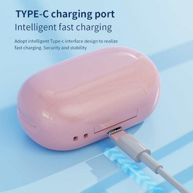 M16 Эргономичные невидимые наушники Беспроводная Bluetooth-гарнитура Светодиодный дисплей Наушники с шумоподавлением Наушники для сна