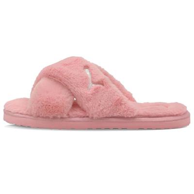 Кроссовки Fluff X Strap Slide Lotus Женские Розовый Белый 384936-03