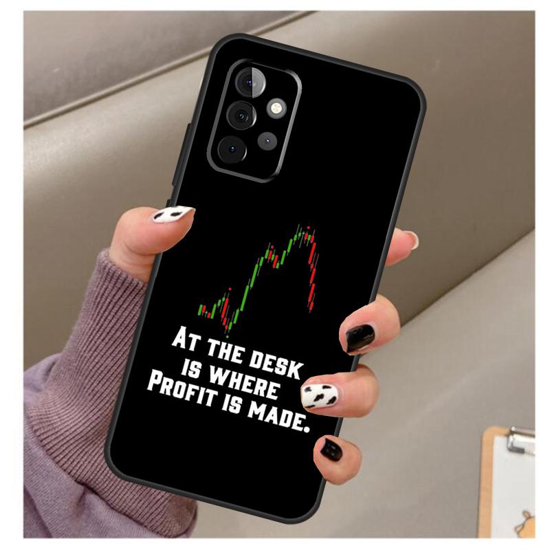 Кейс для Day Trader Trader Trading для Samsung Galaxy A33 A13 A53 A34 A54 A14 A15 A16 A26 A36 A56 A12 A32 A52 A06 A35 A55