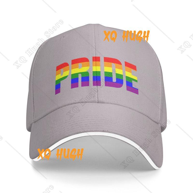 Personalized Gay Pride Baseball Cap Outdoor Men Womens Adjustable Rainbow LGBT Dad Hat Autumn