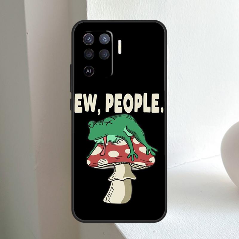 Коттеджкор Эстетика Лягушка Гриб Для OPPO A6 A5 Pro A15 A17 A77 A16 A76 A96 A18 A38 A58 A78 A98 A54 A74 A94 A40 A60 A80 Чехол