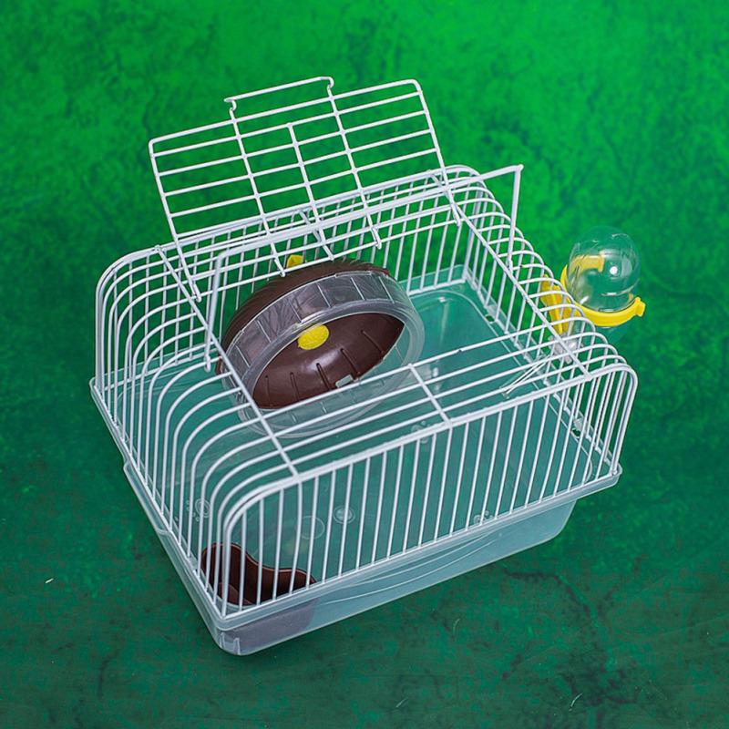 Клетка для хомяка для домашних животных, роскошный дом, портативные мыши, украшение для дома, среды обитания