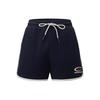Color Block Knit Casual Shorts Women Shorts Navy-Blue 24SRC606WGN2