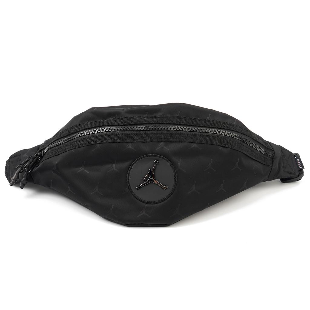 Jordan Basic Logo Print Polyester Chest Bag Waist Bag Unisex bags Black JD2213005GS-001