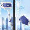 Электрический очиститель окон Съемная головка Телескопическая штанга Регулируемый угол 180 градусов Перезаряжаемый Беспроводной стеклоочиститель для стекла