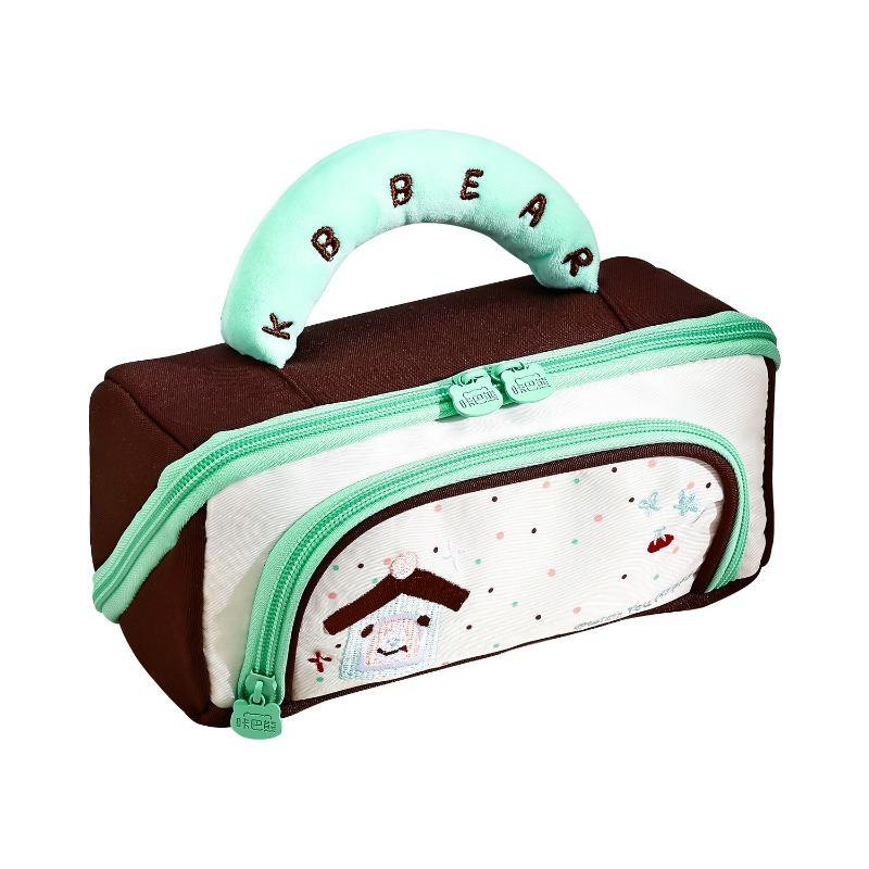 Portable Large Capacity Cute Waterproof Thickened Pencil Case For Primary School Students