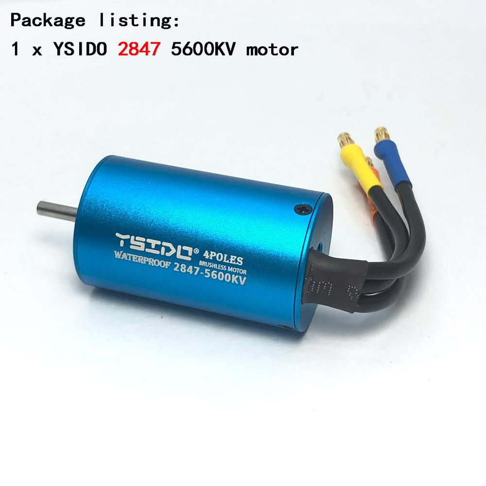 YSIDO 2435 2440 2838 2847 Brushless Motor 35A 45A ESC for Wltoys 124016 Remo Hobby XLH Timaya Redcat 1/12 1/14 1/16 RC Boat Car