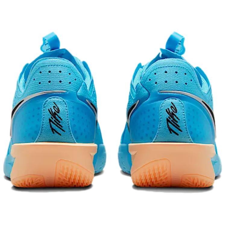 Nike Баскетбольные кроссовки для мужчин Nike Air Zoom GT Cut 3 EP Blue Fury Metallic Silver Tangerine Tint Black DV2918-404