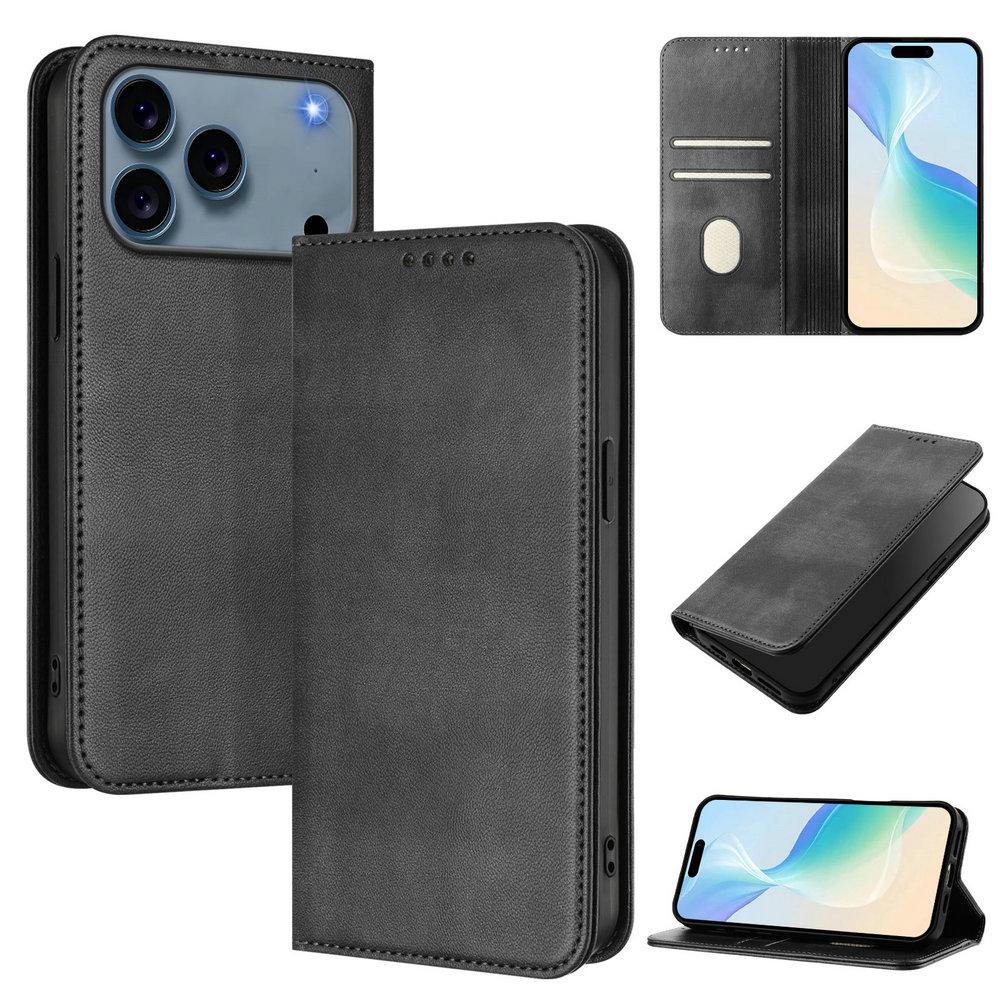 Магнитный чехол-книжка для iPhone 17 Pro Max 5G 2025 Кожаный кошелек Funda для iPhone 17 Air Case iPhone17 Pro Роскошный чехол-книжка
