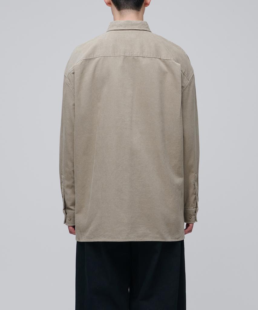 MUSINSA STANDARD Oversized Corduroy Shirt [Light Beige]