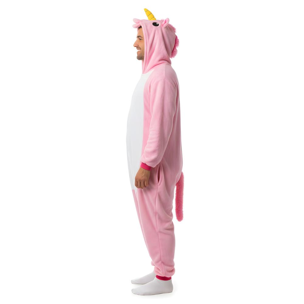 Piżama Onesie Kigurumi Kostium Przebranie Różowy Jednorożec Xl: 175-185Cm