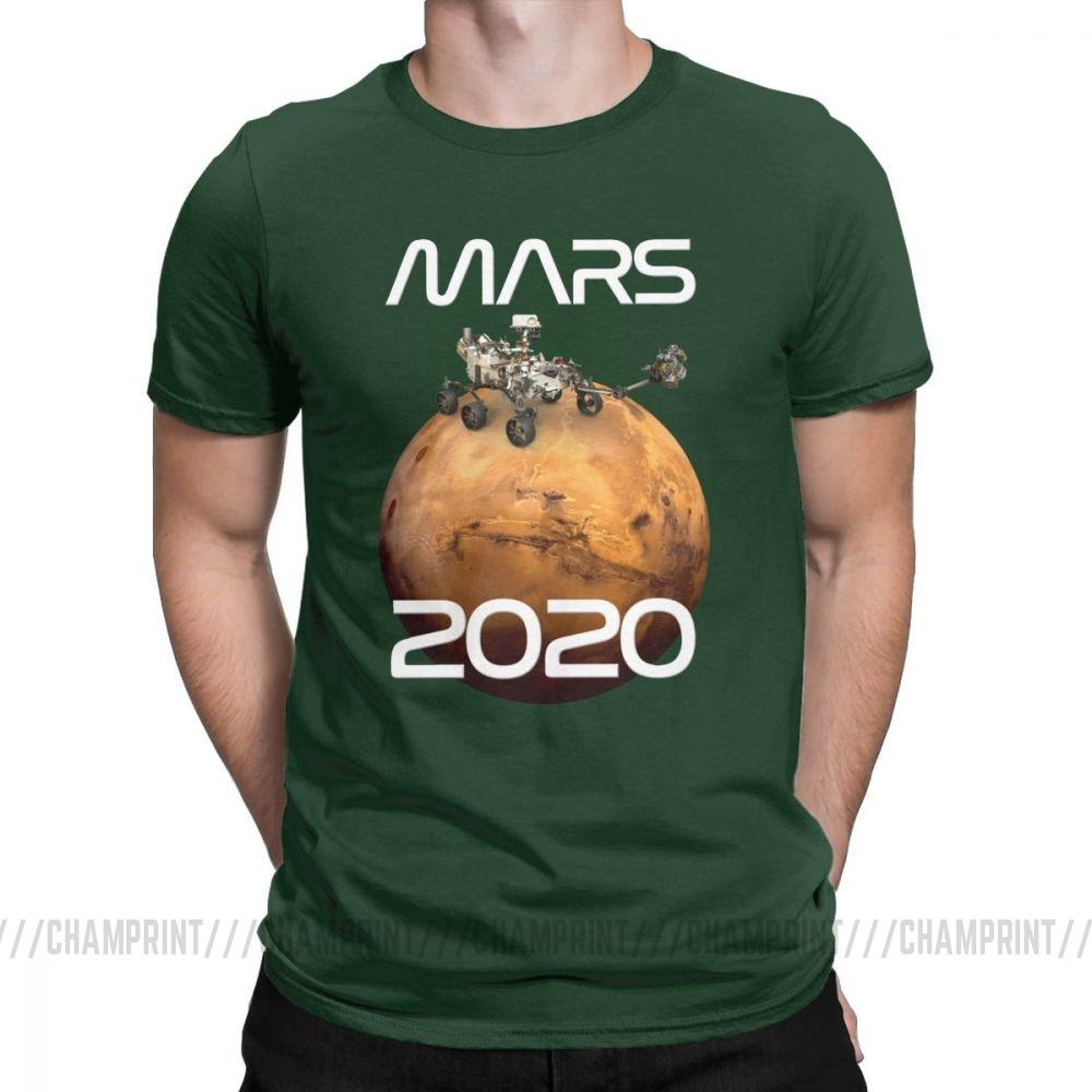 Rover Mission T Shirt For Men Space Explorers Occupy Short Sleeve Awesome Tees