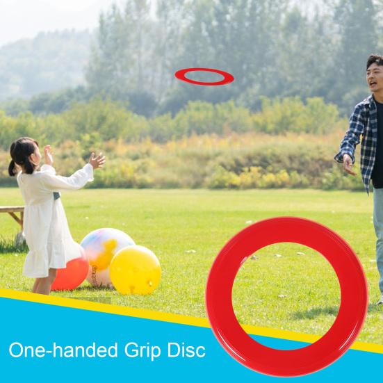 Детское кольцо с летающим диском на открытом воздухе, пляжный сад, лужайка, двор, игра для метания колец, красочная полая летающая тарелка, игрушка для родителей и детей, семейная игра для мальчиков и девочек