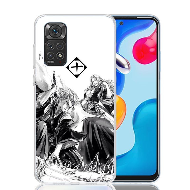 Хицугая Тоширо Bleach Чехол для телефона Для Xiaomi Redmi Note 15 14 13 12S 12 Pro Plus 11S 11E 11 11T 10S 10 Искусство Мягкий Рисунок Чехол